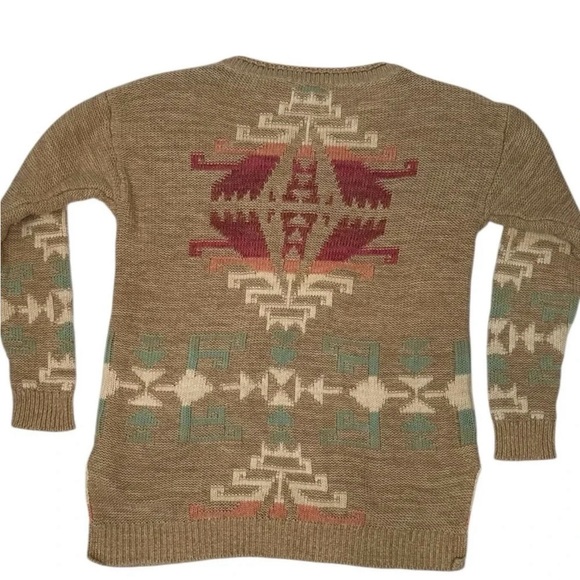 Lauren by Ralph Lauren vintage Aztec print sweater - Picture 3 of 6